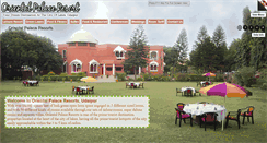 Desktop Screenshot of orientalpalaceresort.com