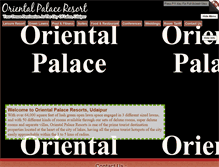 Tablet Screenshot of orientalpalaceresort.com